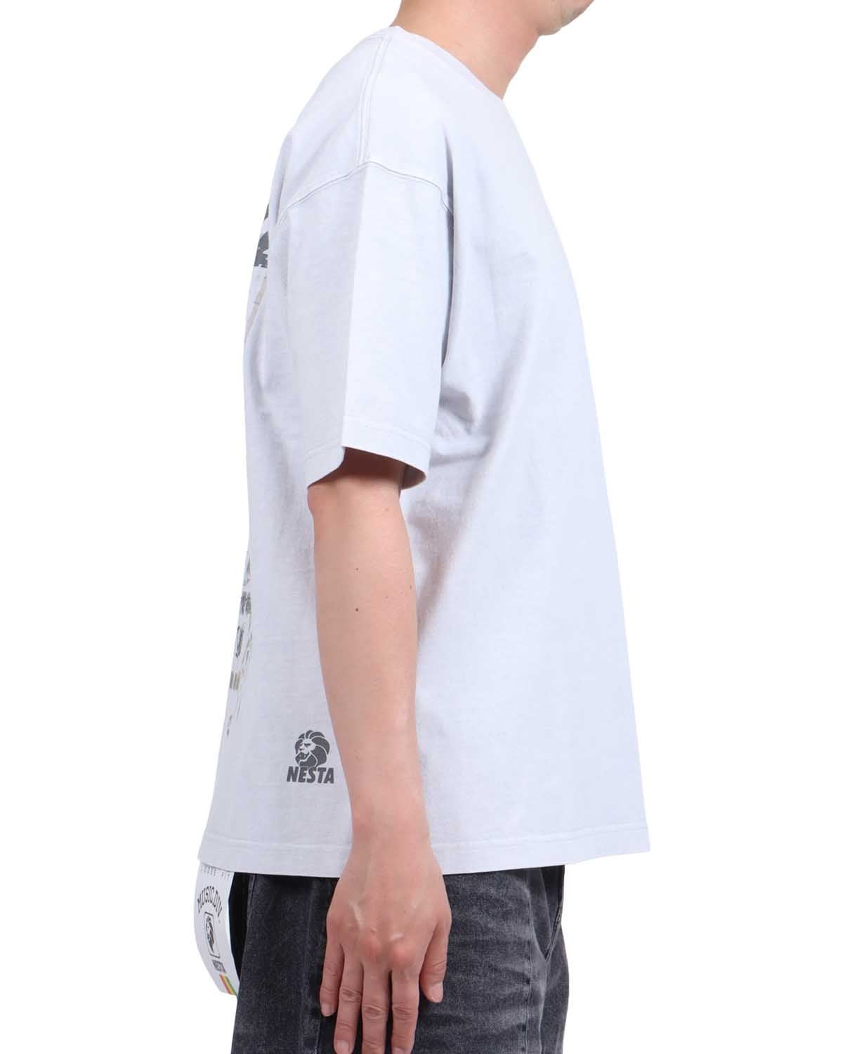 オフホワイト：174cm62kg(Lサイズ着用)