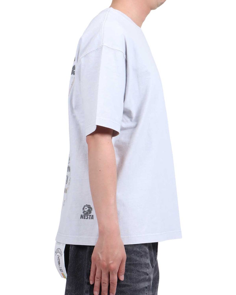 オフホワイト：174cm62kg(Lサイズ着用)