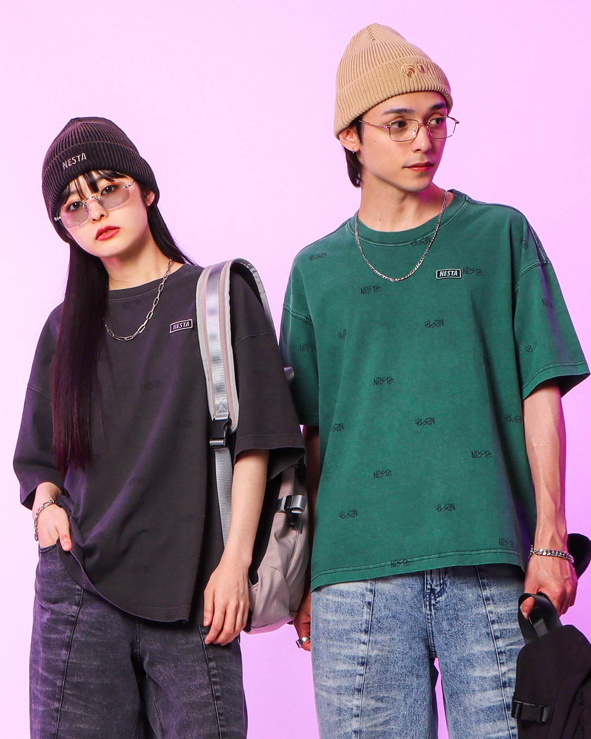 リラックスフィット エージング T