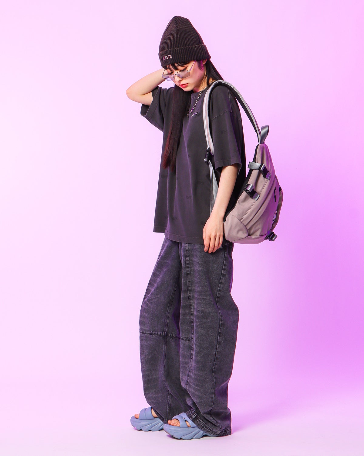 ブラック：160cm(Mサイズ着用)