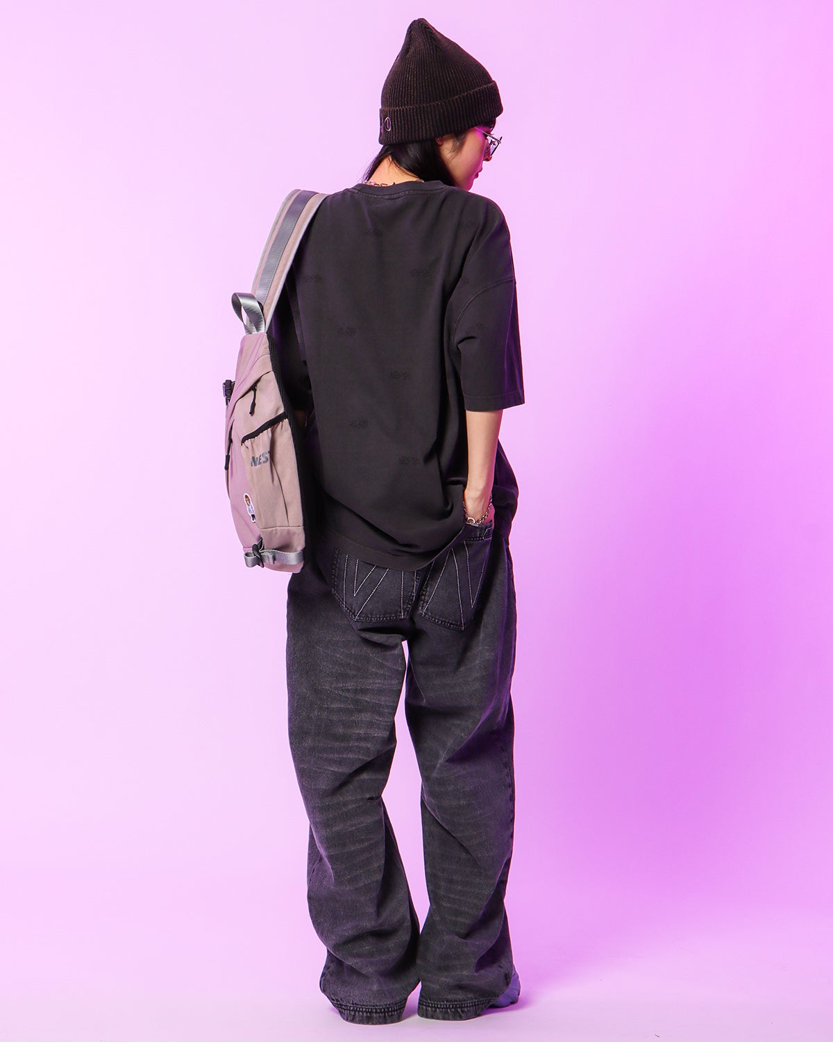 ブラック：160cm(Mサイズ着用)