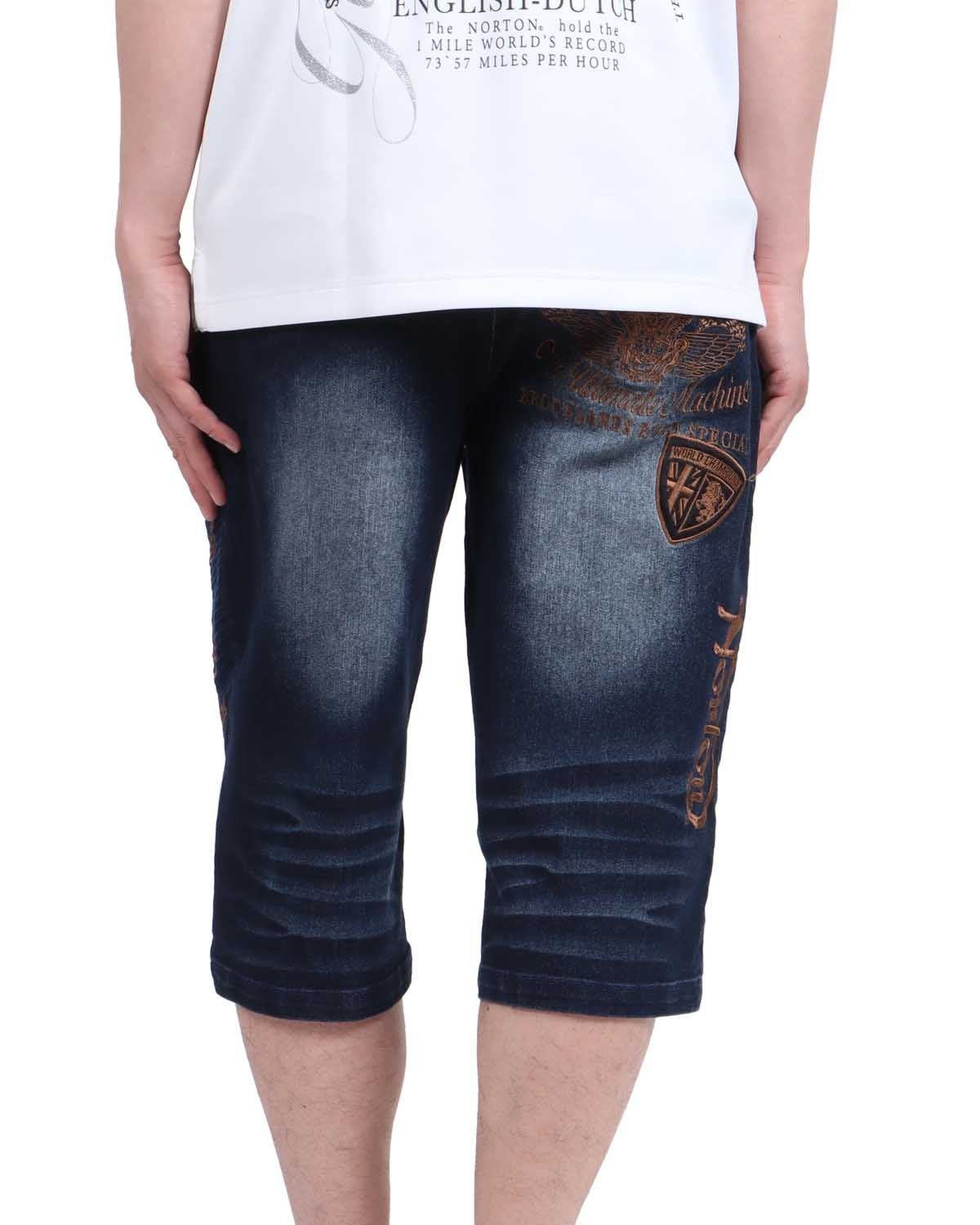 インディゴ：174cm62kg(Lサイズ着用)