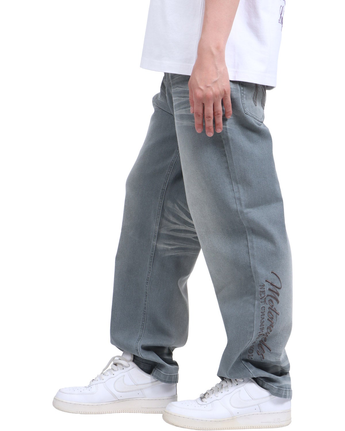 グレー：174cm62kg(Lサイズ着用)