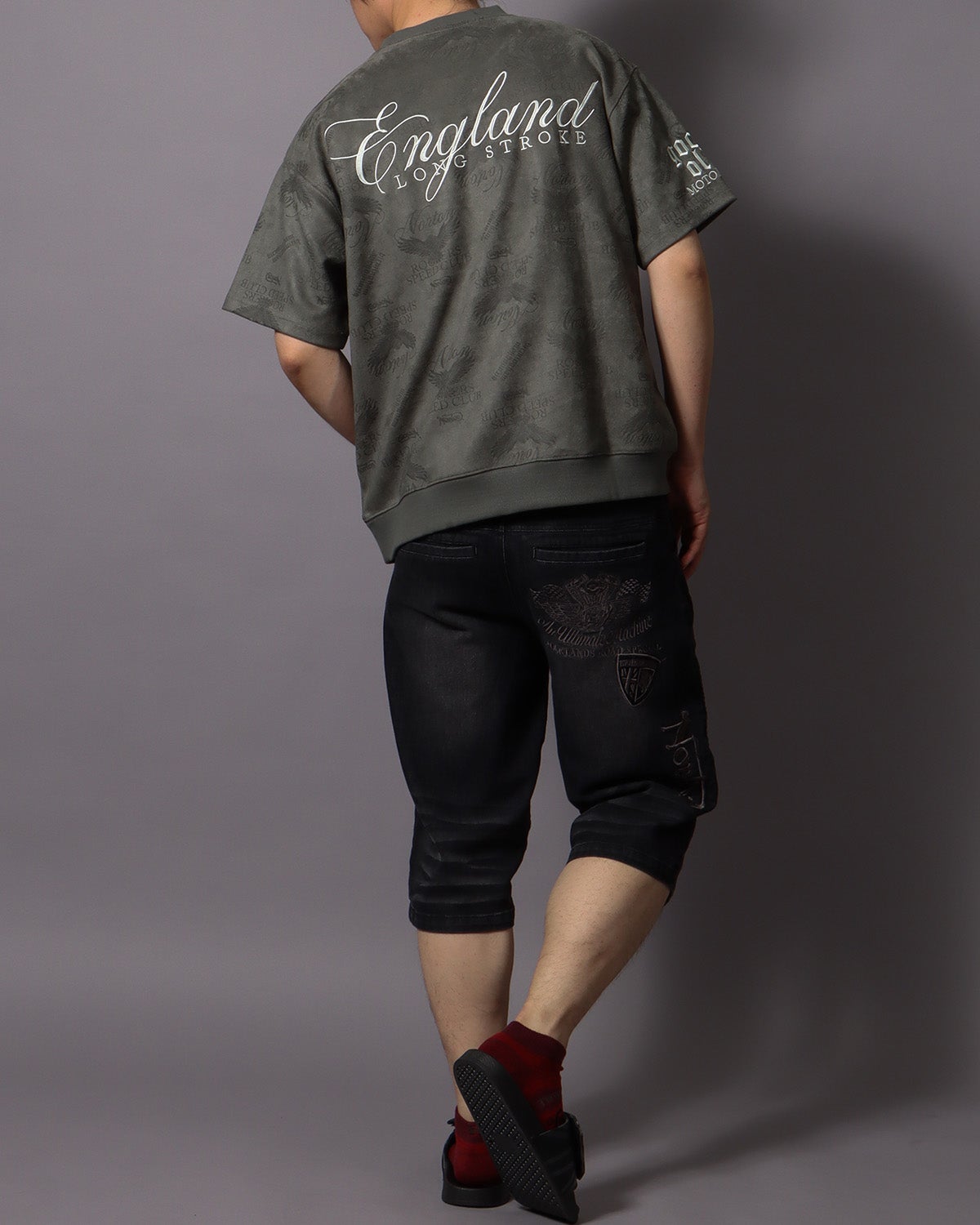 グリーングレー：178cm/75kg(Lサイズ着用)