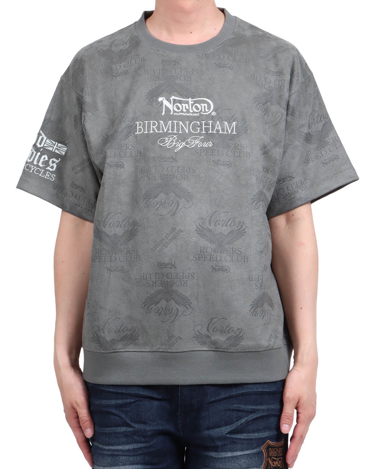 グリーングレー：174cm62kg(Lサイズ着用)