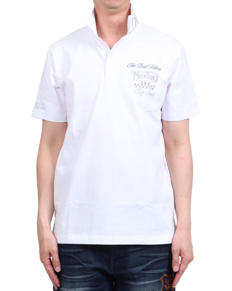 ホワイト：174cm62kg(Lサイズ着用)