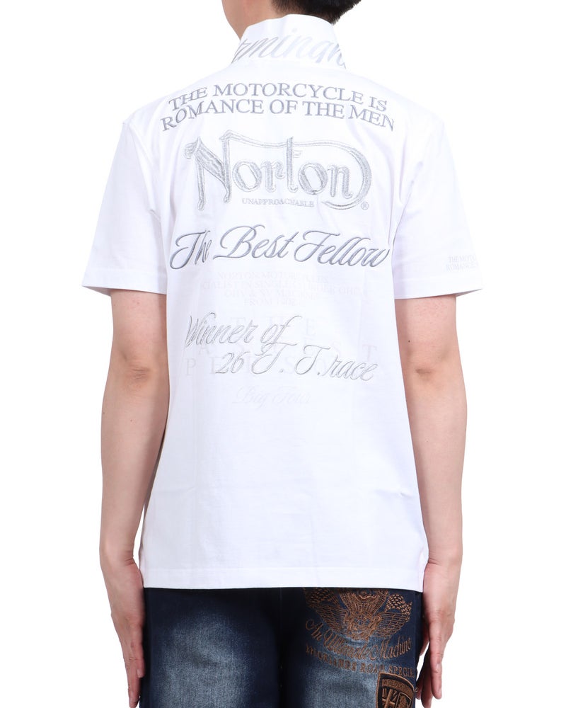 ホワイト：174cm62kg(Lサイズ着用)