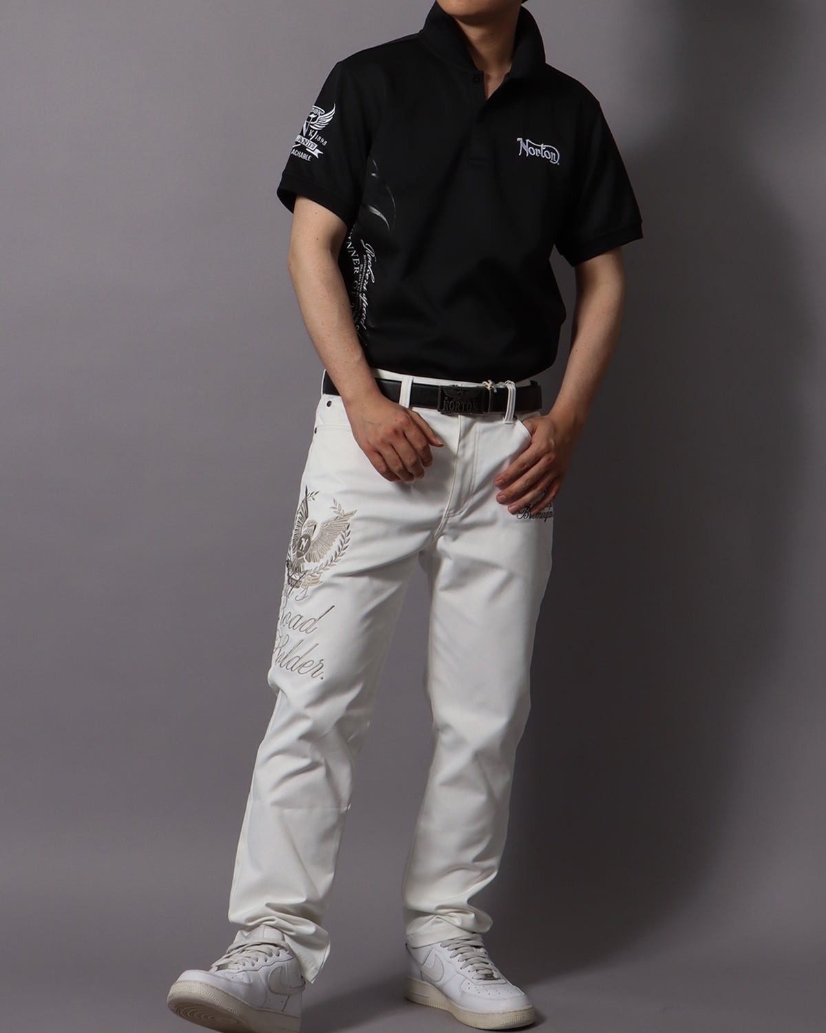 ブラック：178cm/75kg(Lサイズ着用)