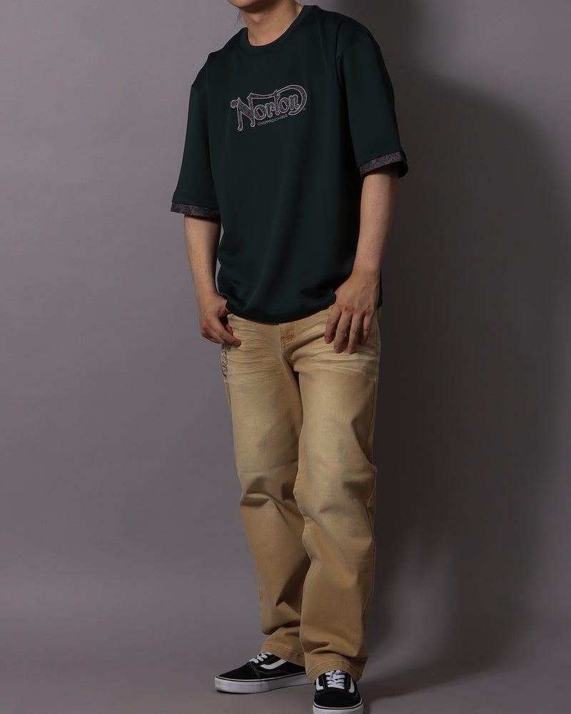 グリーングレー：178cm/75kg(Lサイズ着用)