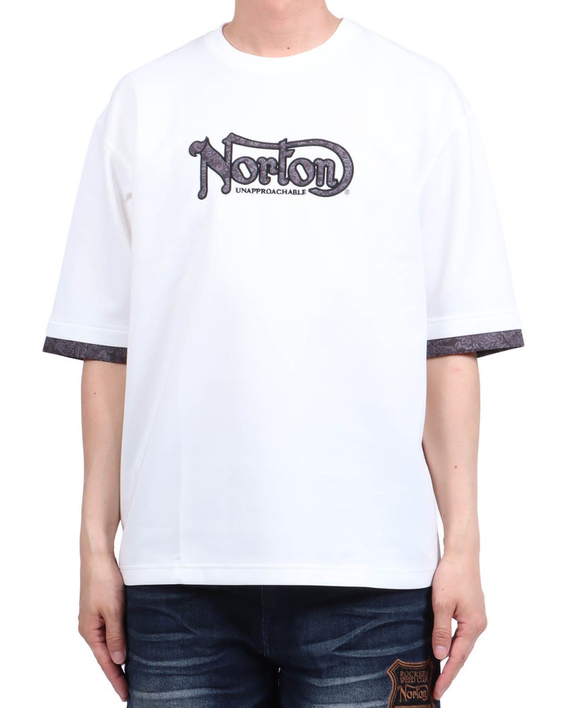 ホワイト：174cm62kg(Lサイズ着用)