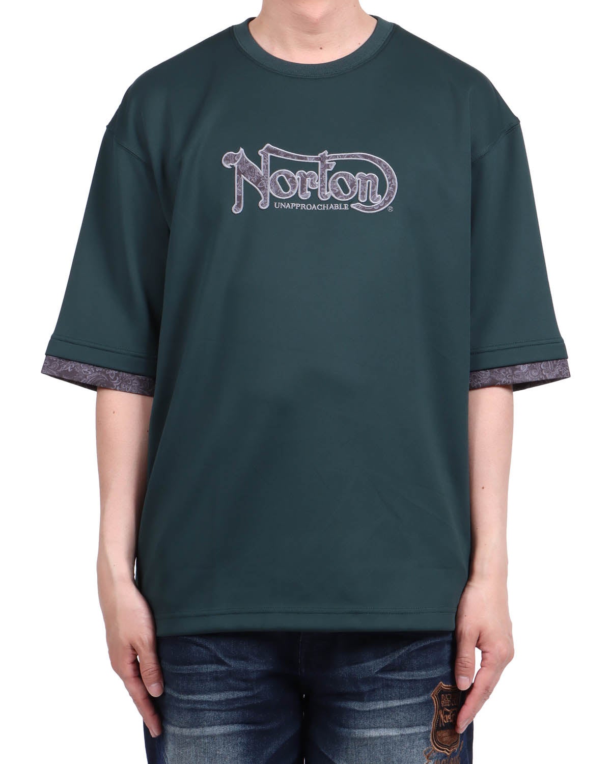 グリーングレー：174cm62kg(Lサイズ着用)