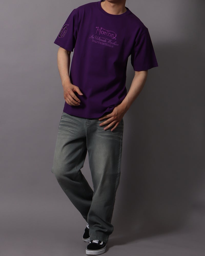 ダークパープル：178cm/75kg(Lサイズ着用)