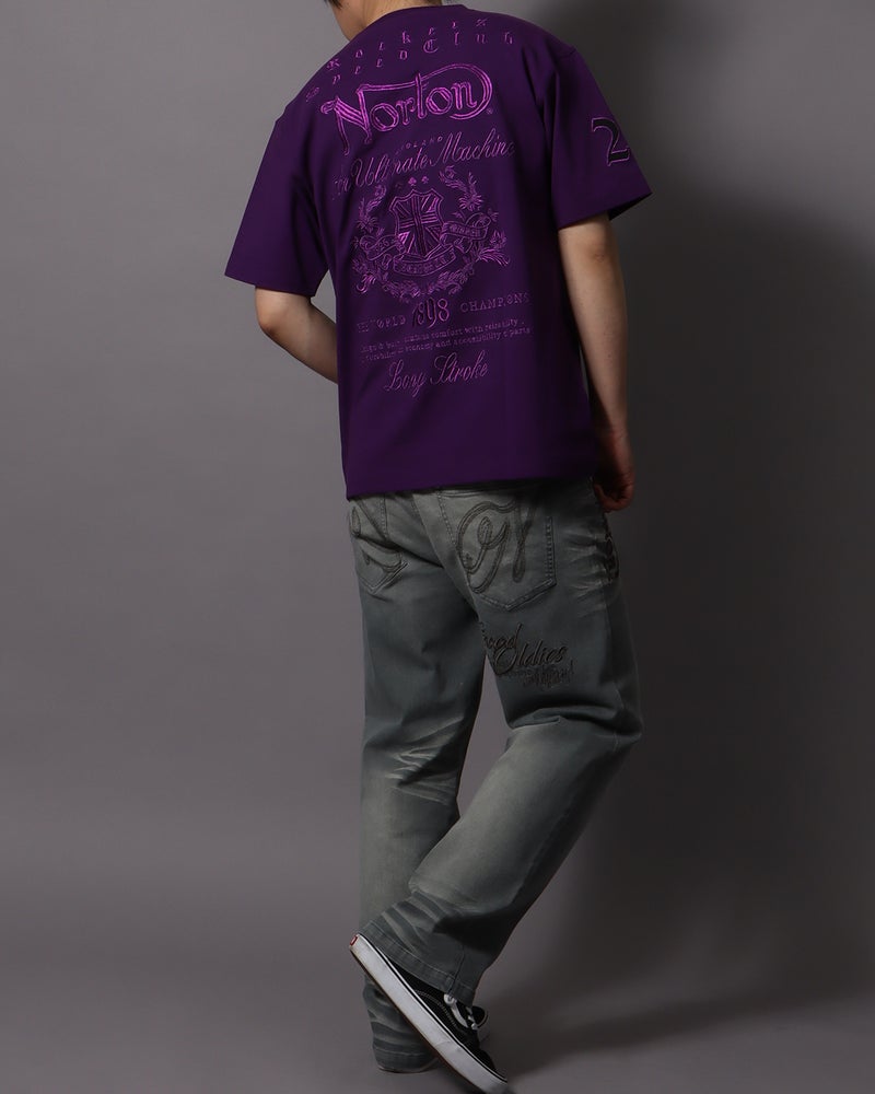 ダークパープル：178cm/75kg(Lサイズ着用)