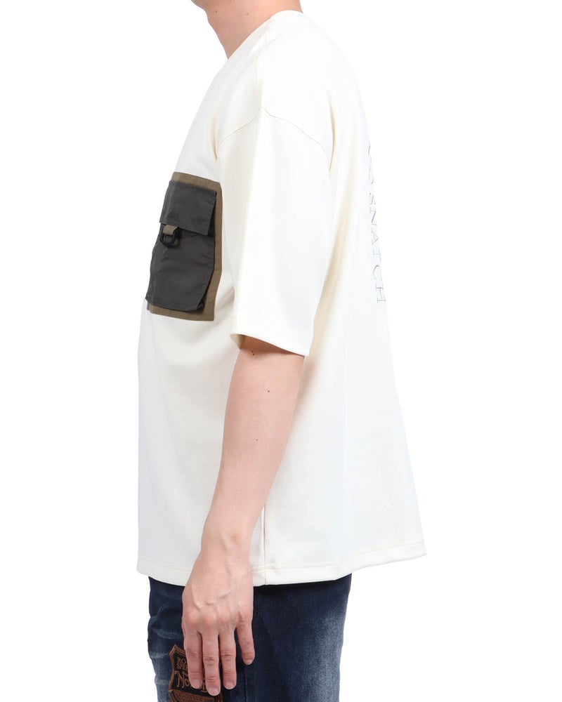 オフホワイト：174cm62kg(Lサイズ着用)