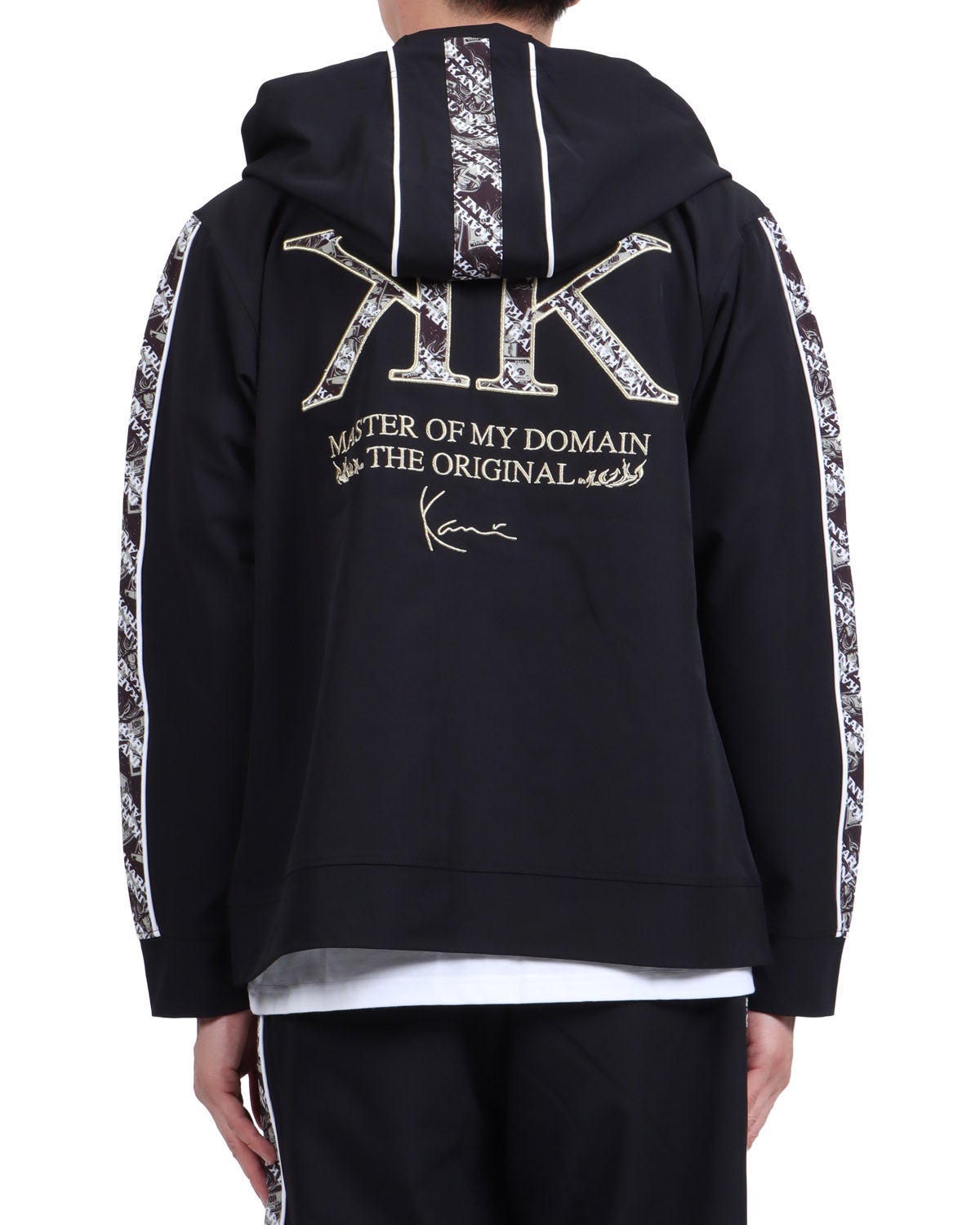 Karl Kani] ハイブリッド 多機能 ゴールド バックス パーカー | PEET