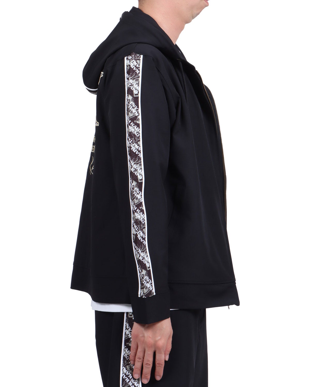 Karl Kani] ハイブリッド 多機能 ゴールド バックス パーカー | PEET