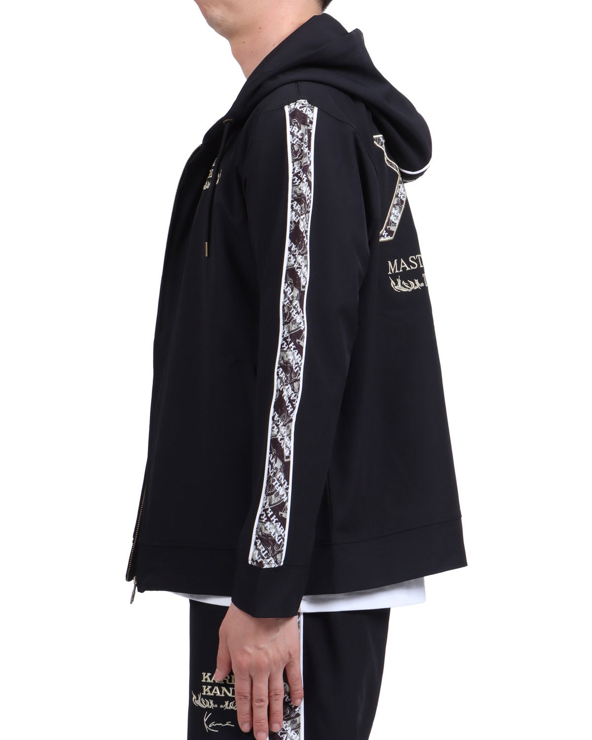 Karl Kani] ハイブリッド 多機能 ゴールド バックス パーカー | PEET