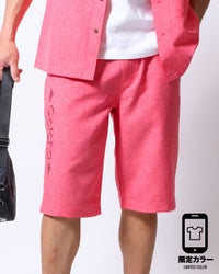 ピンク：180cm/70kg(Lサイズ着用)