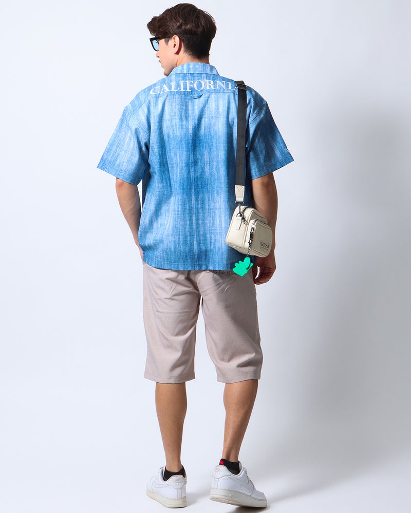 ベージュ：180cm/70kg(Lサイズ着用)