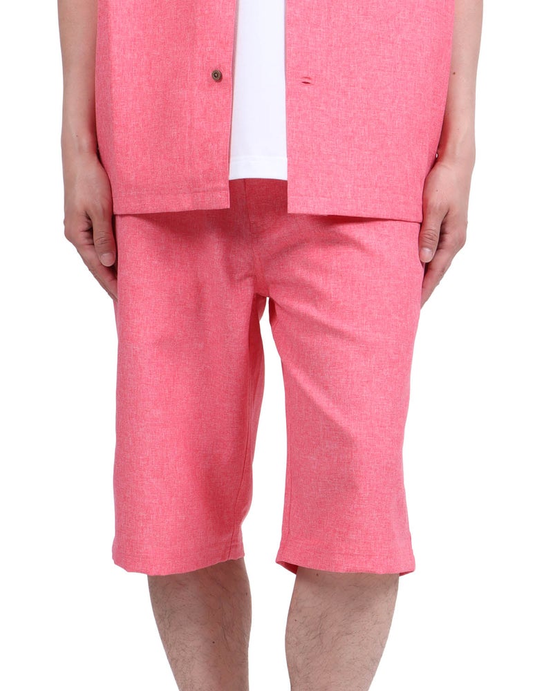 ピンク：174cm62kg(Lサイズ着用)