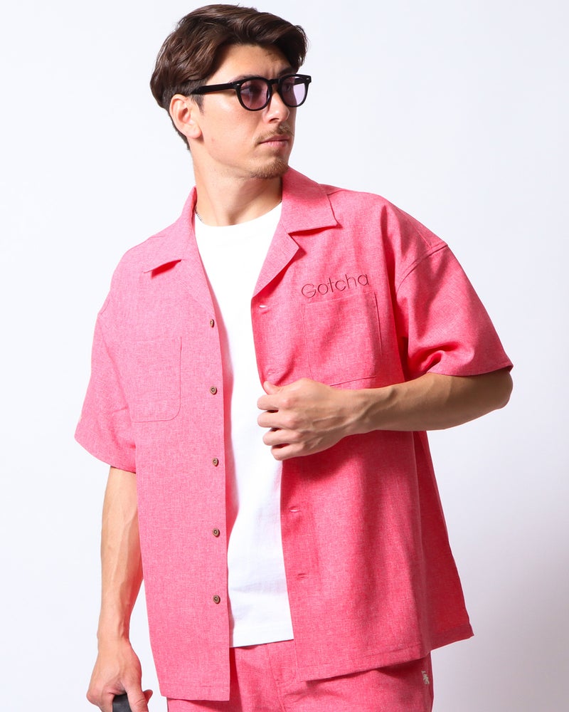 ピンク：180cm/70kg(Lサイズ着用)