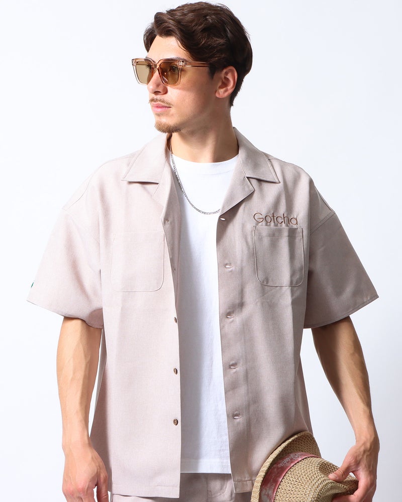 ベージュ：180cm/70kg(Lサイズ着用)