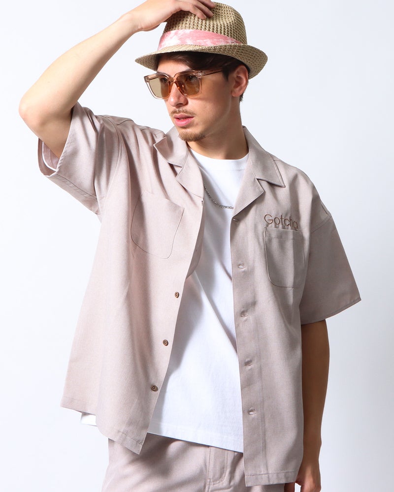 ベージュ：180cm/70kg(Lサイズ着用)