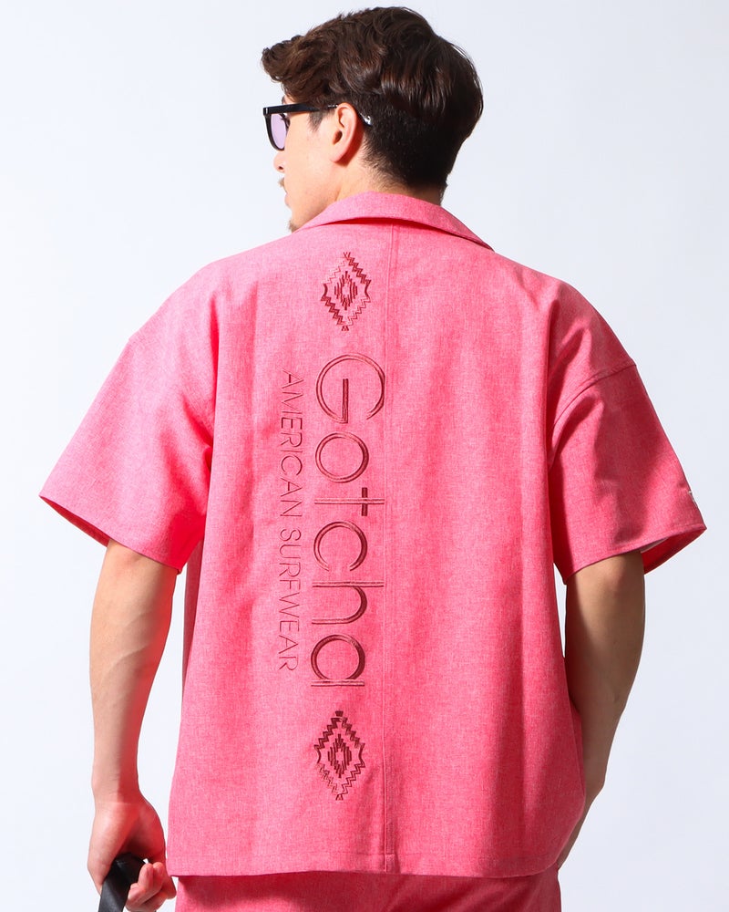 ピンク：180cm/70kg(Lサイズ着用)