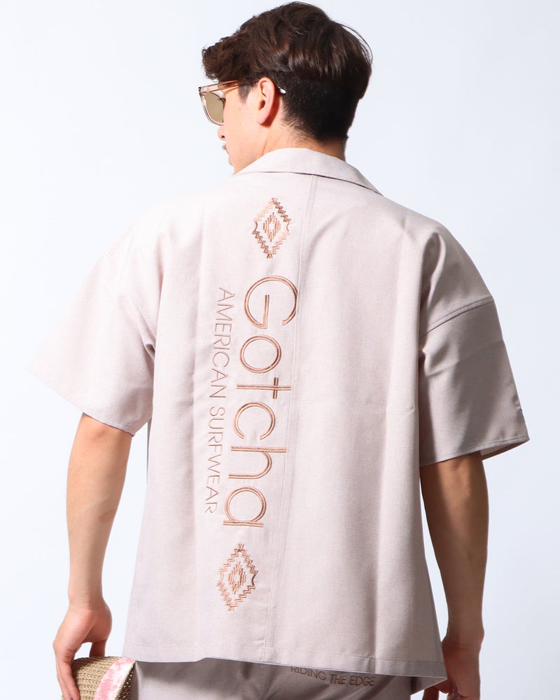 ベージュ：180cm/70kg(Lサイズ着用)