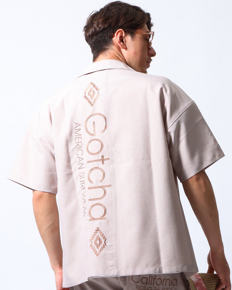 ベージュ：180cm/70kg(Lサイズ着用)