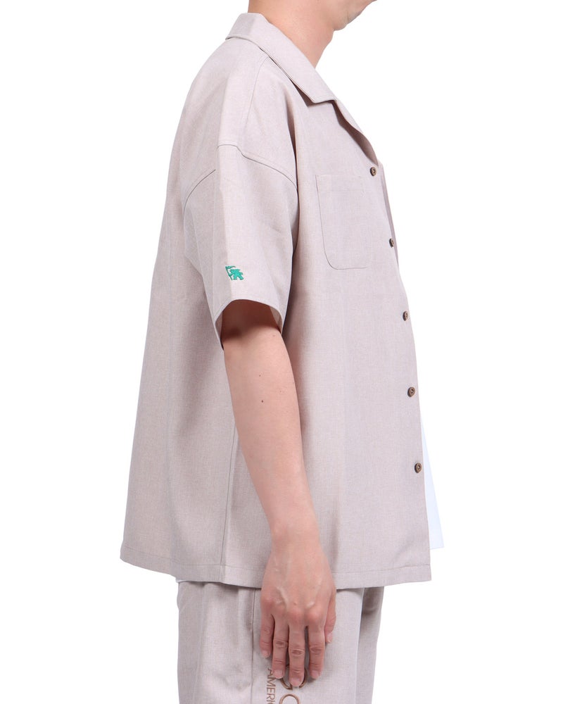 ベージュ：174cm62kg(Lサイズ着用)