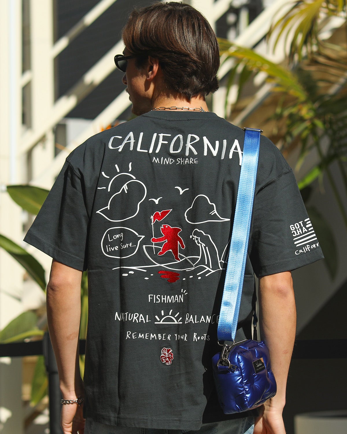 スミクロ：180cm/70kg(Lサイズ着用)