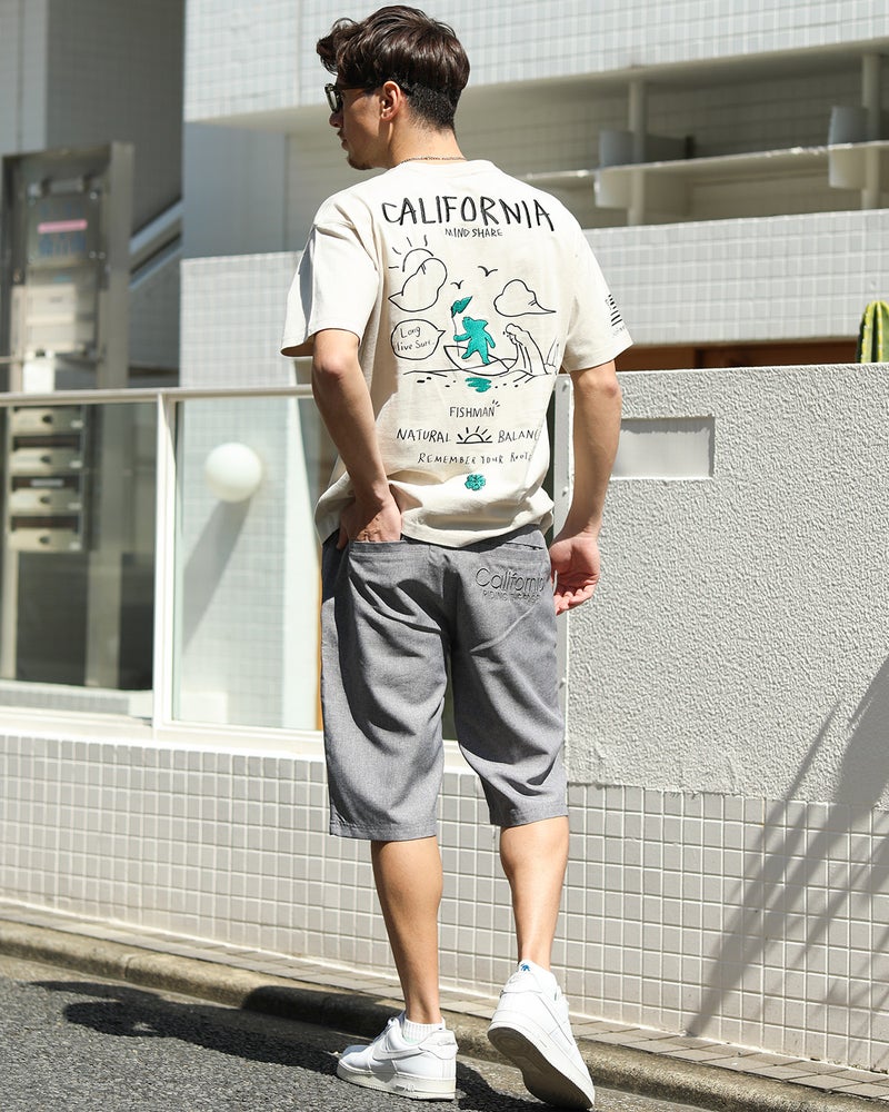 サンドベージュ：180cm/70kg(Lサイズ着用)