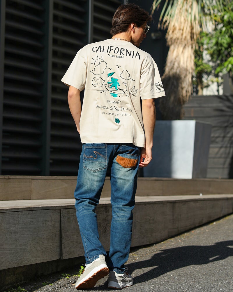 サンドベージュ：180cm/70kg(Lサイズ着用)