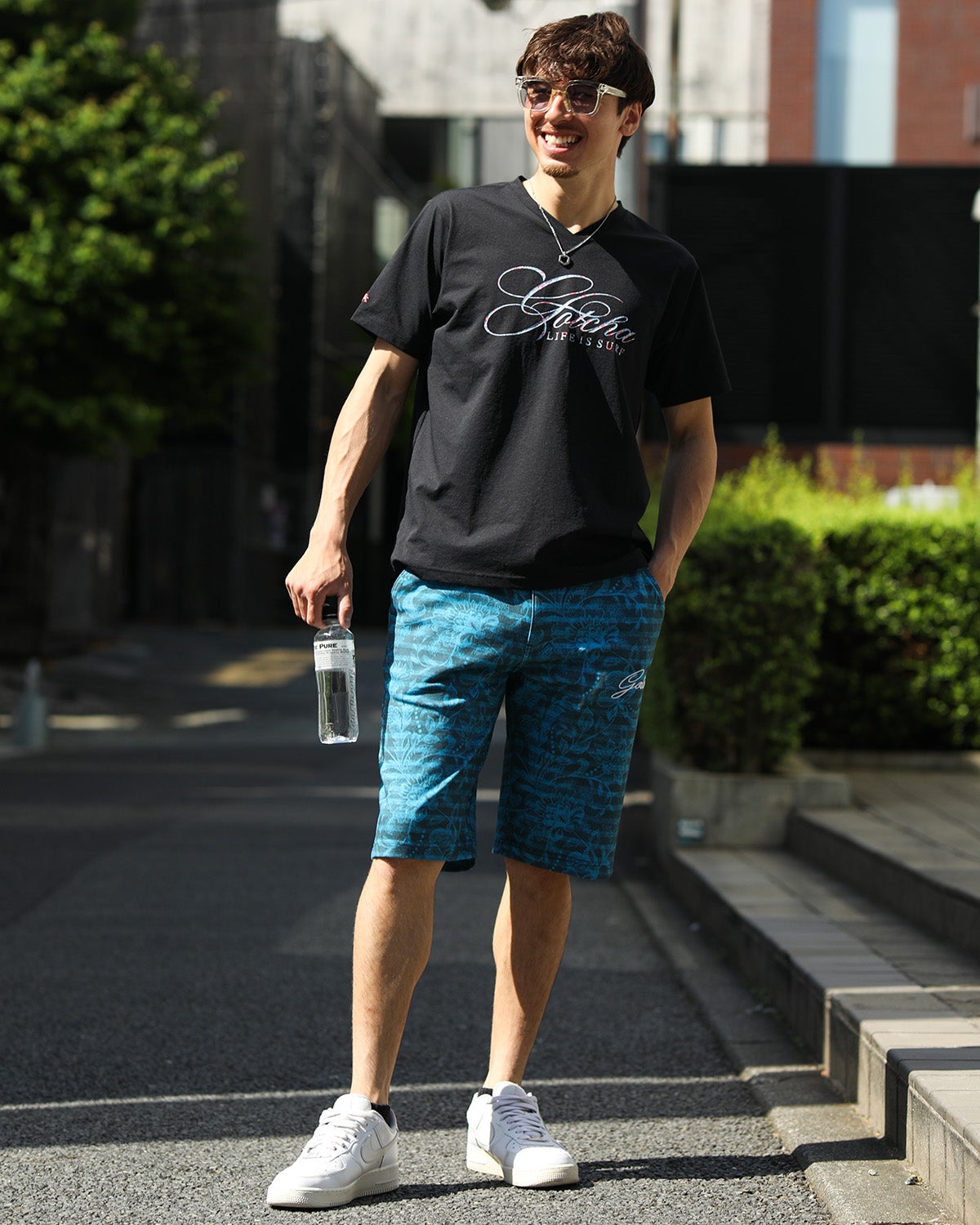 ブラック：180cm70kg/(Lサイズ着用)