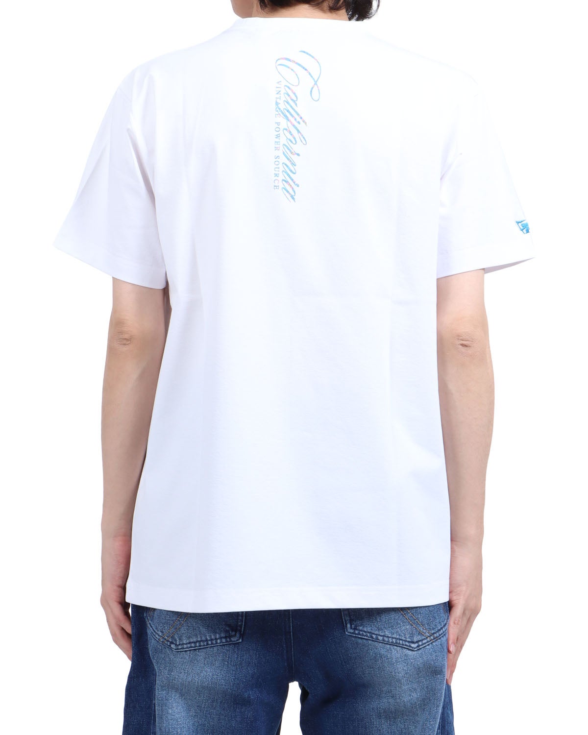 ホワイト：173cm63kg(Lサイズ着用)