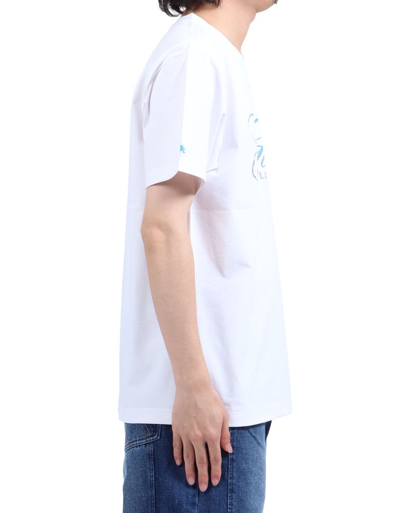 ホワイト：173cm63kg(Lサイズ着用)