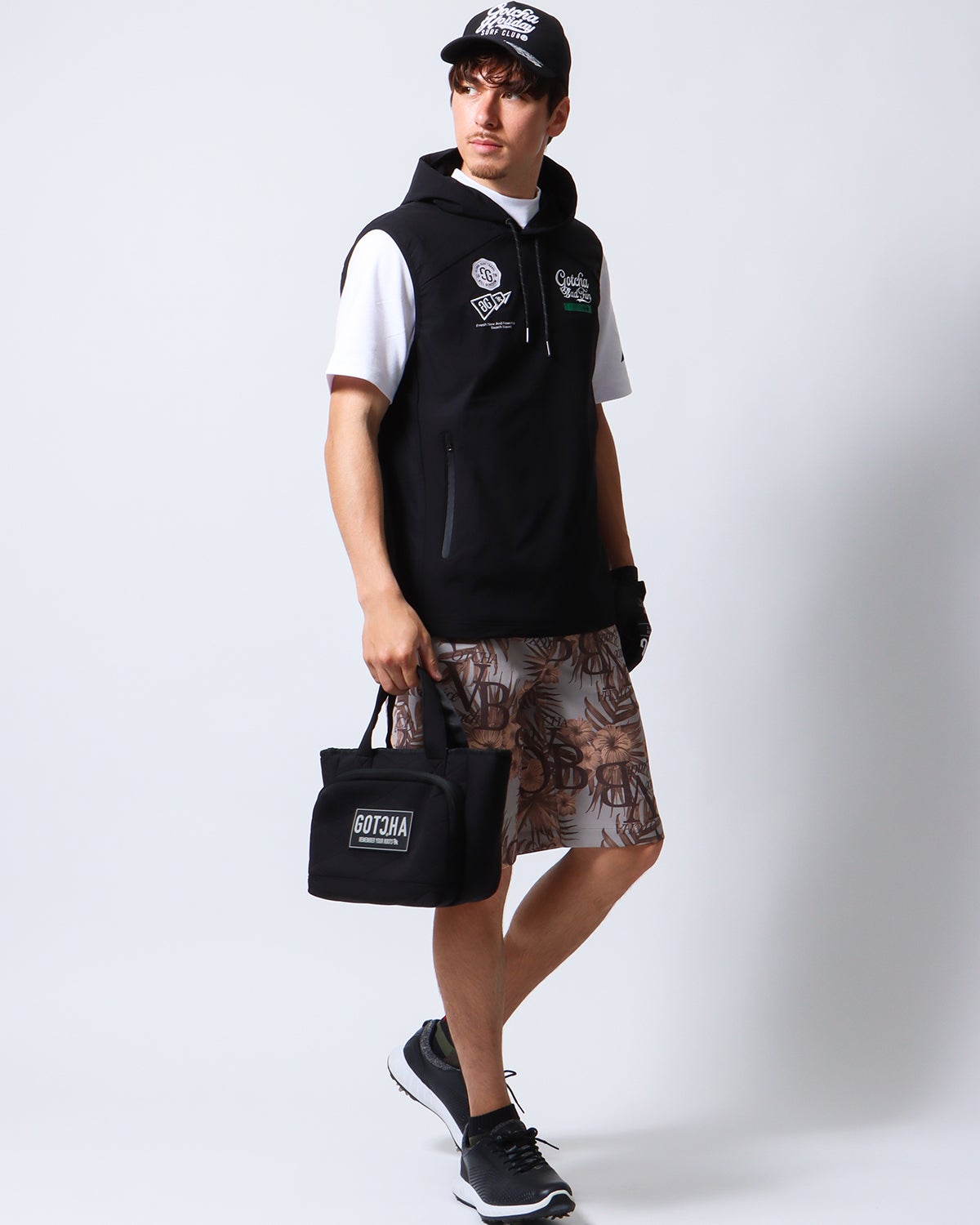 GOTCHA GOLF] 遮熱冷感 ノースリーブ プル パーカー | PEET ONLINE STORE