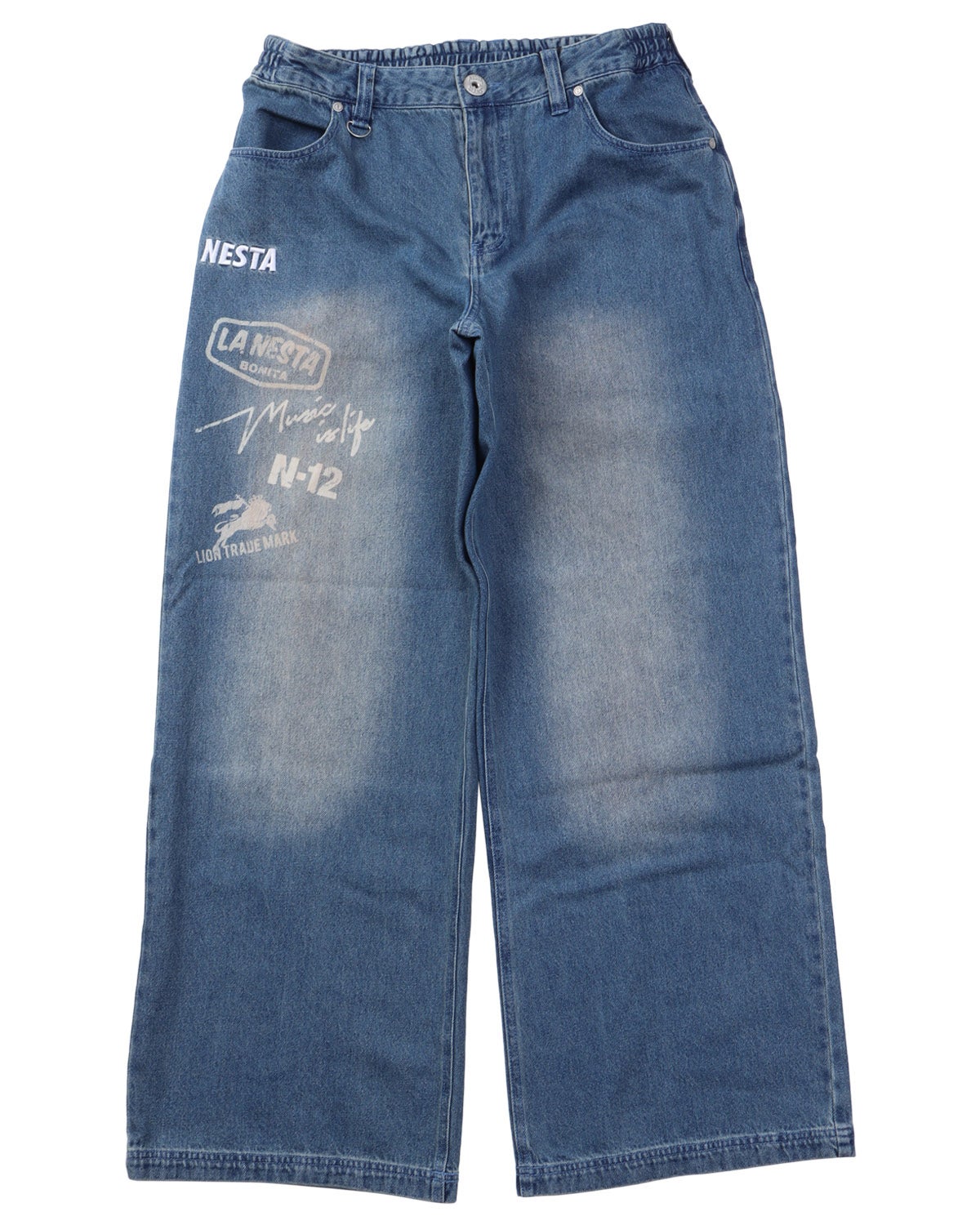 NESTA BRAND] オーバダイ デニム バギーパンツ | PEET ONLINE STORE