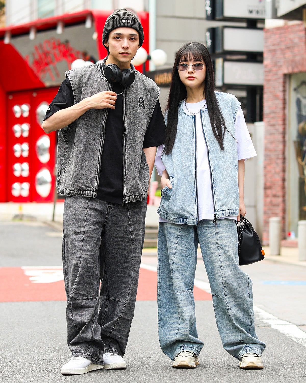 NESTA BRAND] アイコン Wジップ ケミカル デニム ベスト | PEET ONLINE