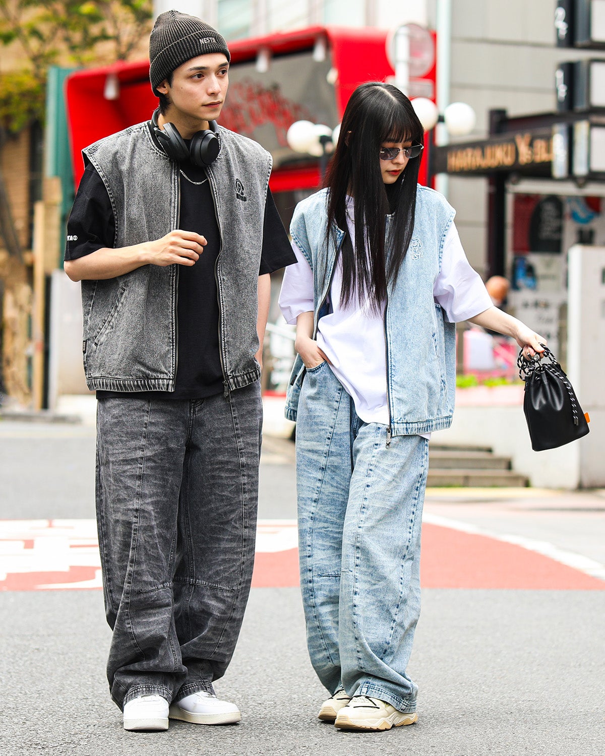 NESTA BRAND] アイコン Wジップ ケミカル デニム ベスト | PEET ONLINE