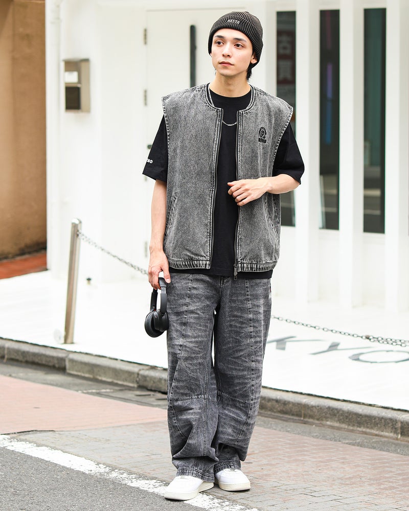 ブラック：175cm(Lサイズ着用)