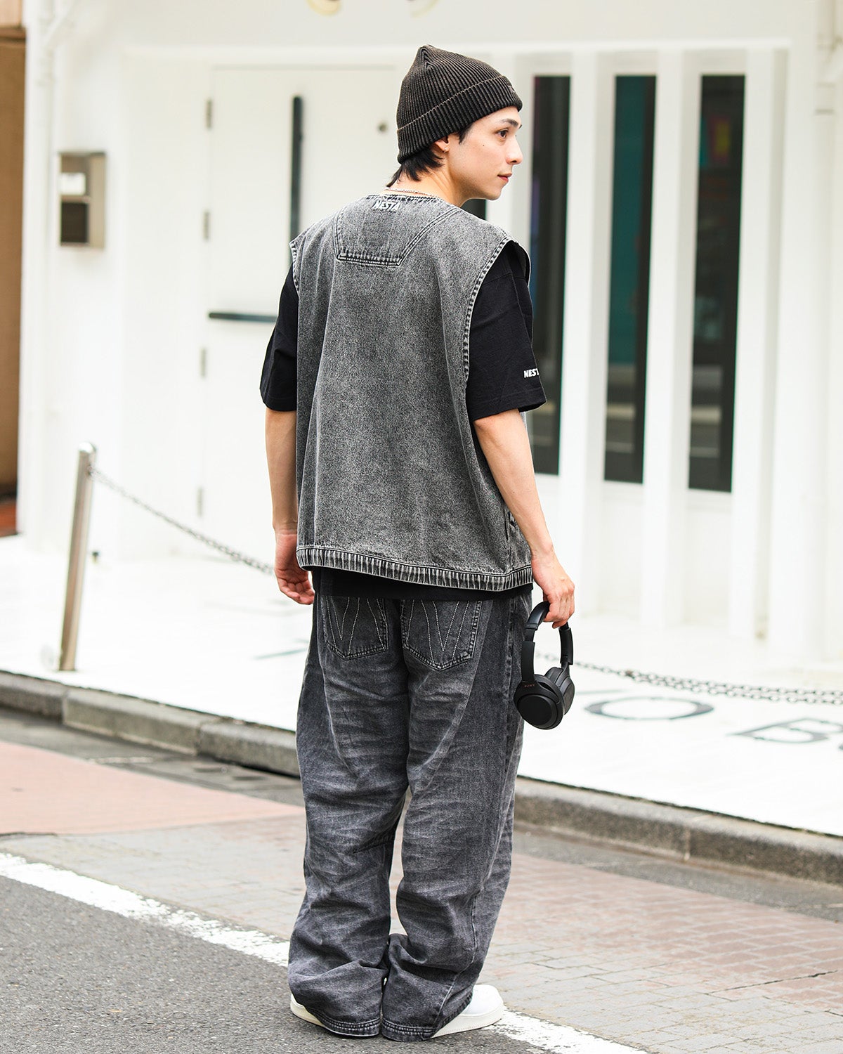 NESTA BRAND] アイコン Wジップ ケミカル デニム ベスト | PEET ONLINE