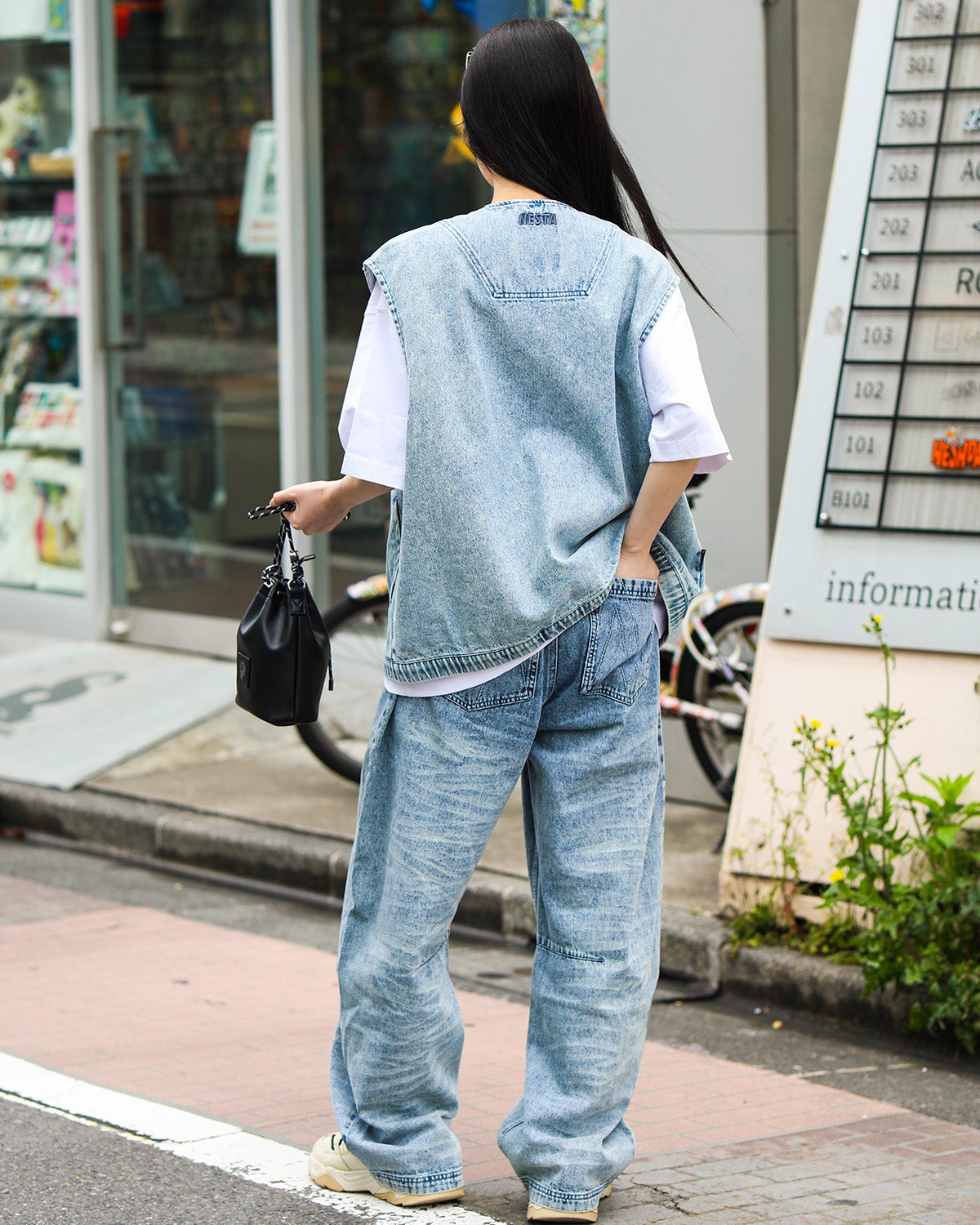 NESTA BRAND] アイコン Wジップ ケミカル デニム ベスト | PEET ONLINE