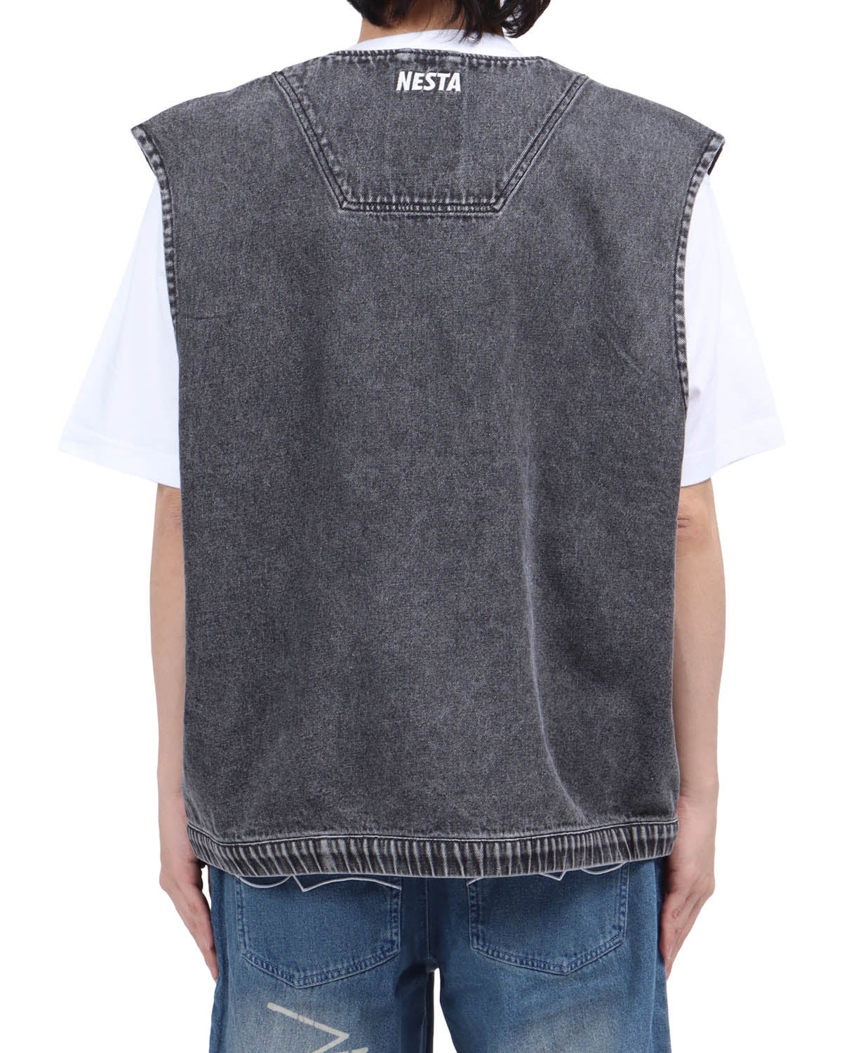 NESTA BRAND] アイコン Wジップ ケミカル デニム ベスト | PEET ONLINE