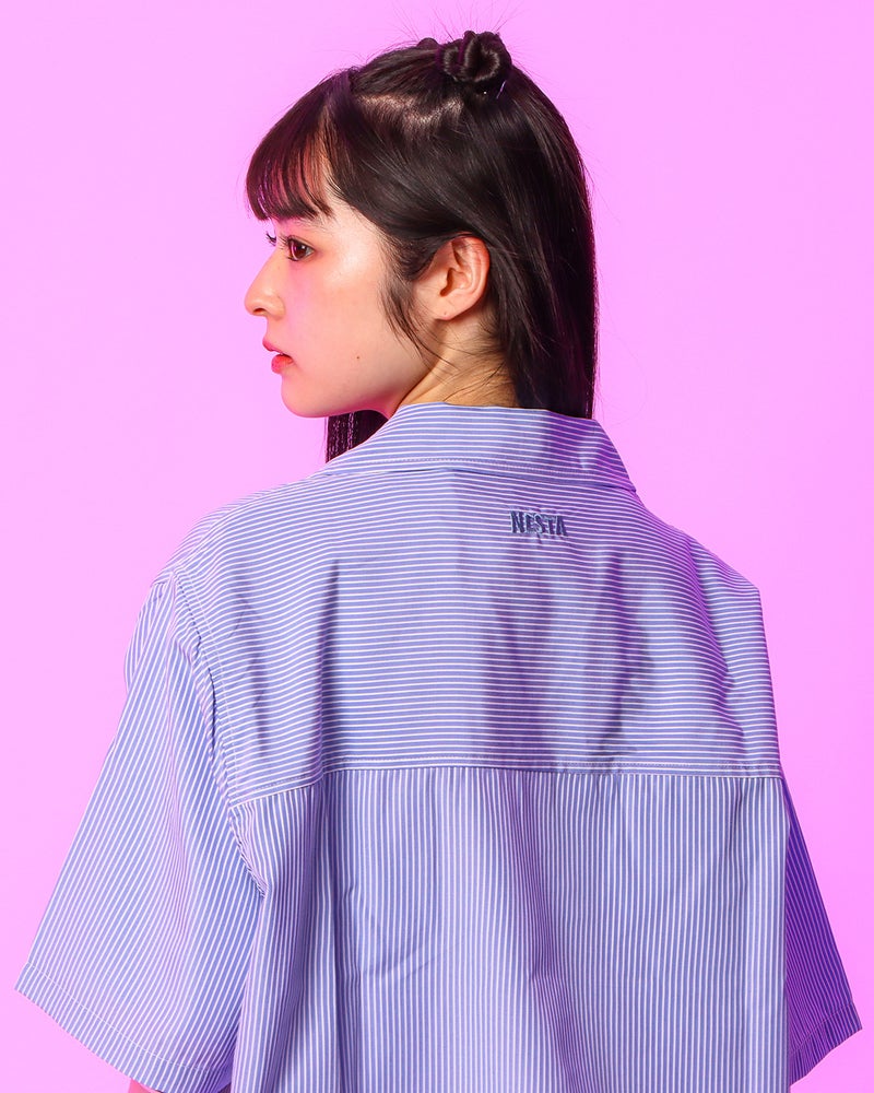 ブルー：160cm(Mサイズ着用)