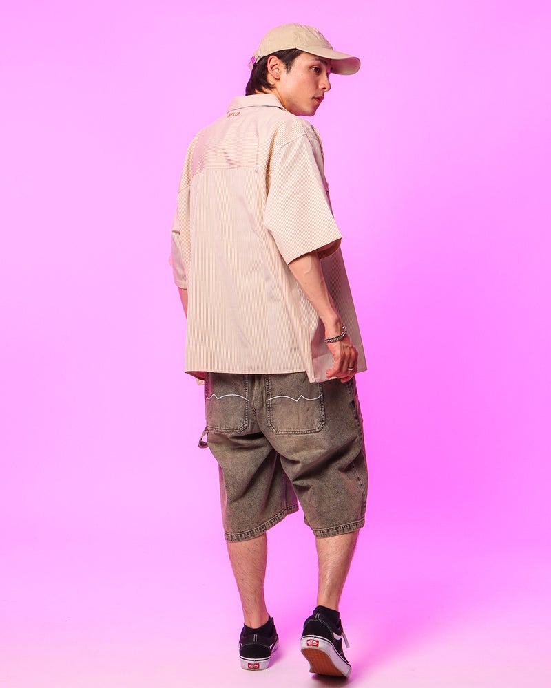 ベージュ：175cm(Lサイズ着用)