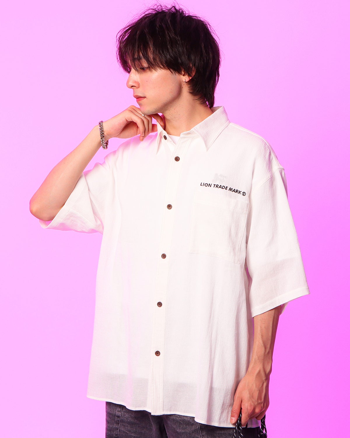 ホワイト：175cm(XLサイズ着用)