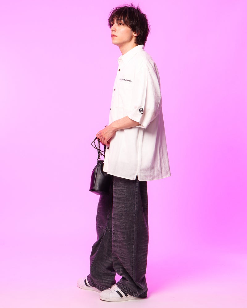 ホワイト：175cm(XLサイズ着用)
