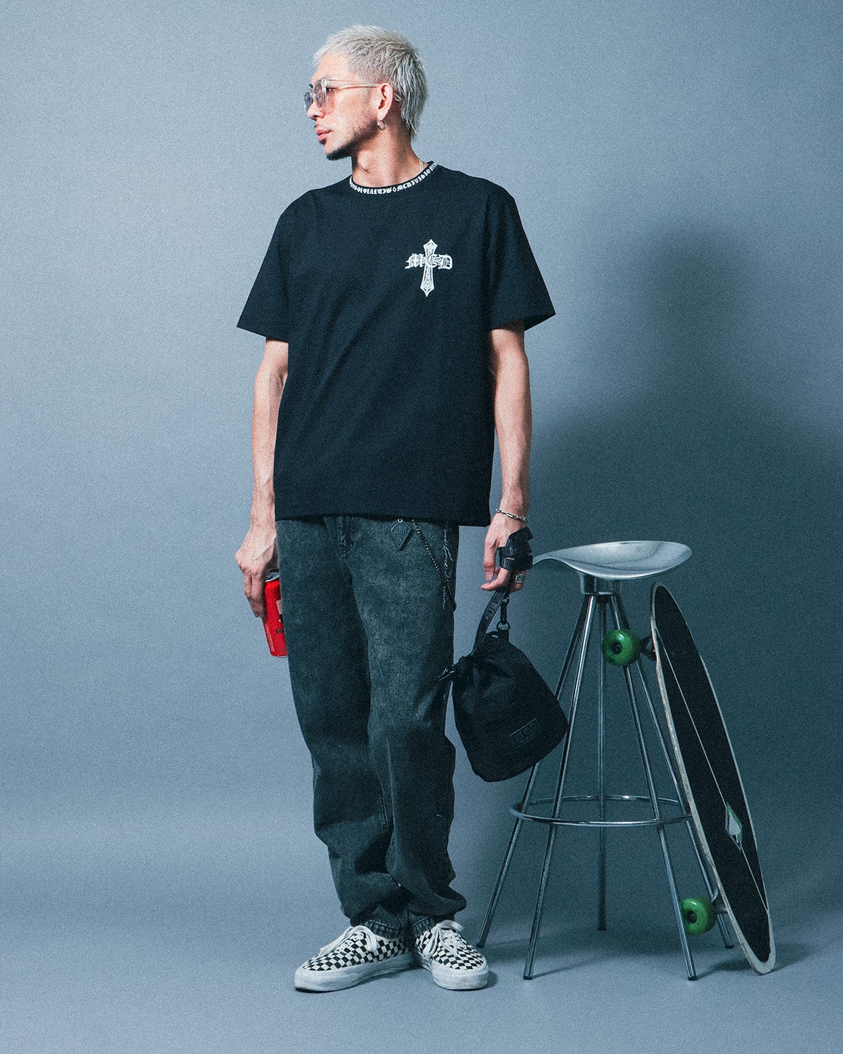 MCD] ラバー ワッペン付き 巾着バッグ | PEET ONLINE STORE